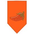 Unconditional Love Chili Pepper Rhinestone Bandana Orange Small UN801060